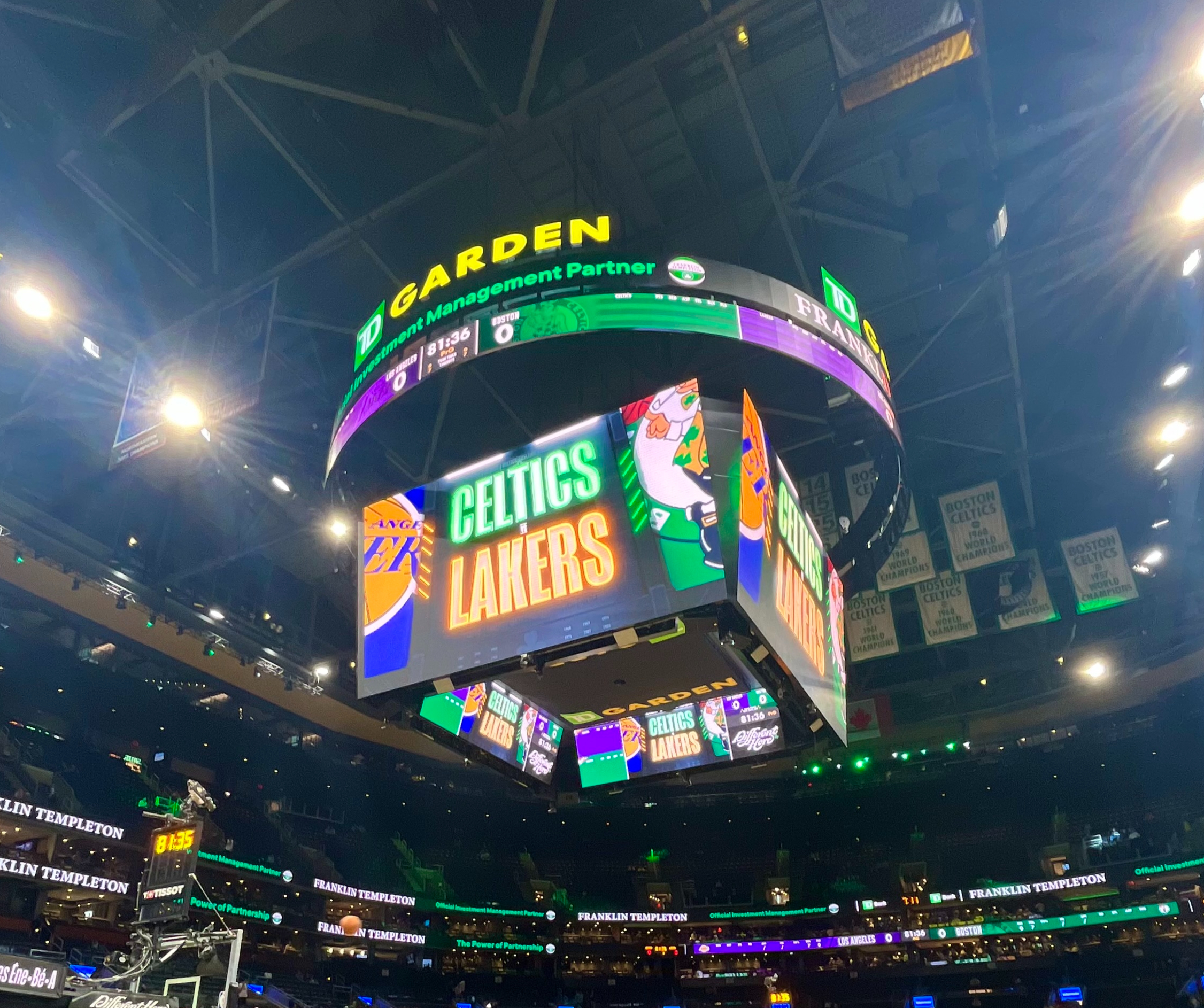 DA BORDOCAMPO per CELITCS-LAKERS! PARTITA UFO & HALL OF FAME di Springfield!